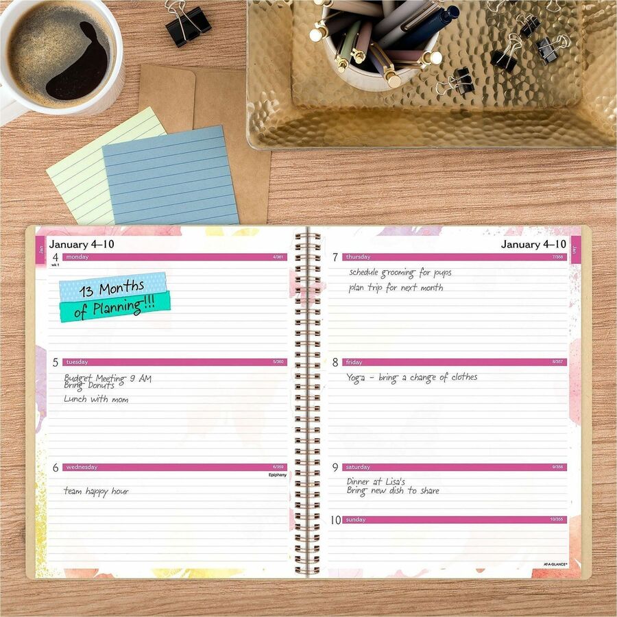 At-A-Glance Watercolors Recycled Planner
