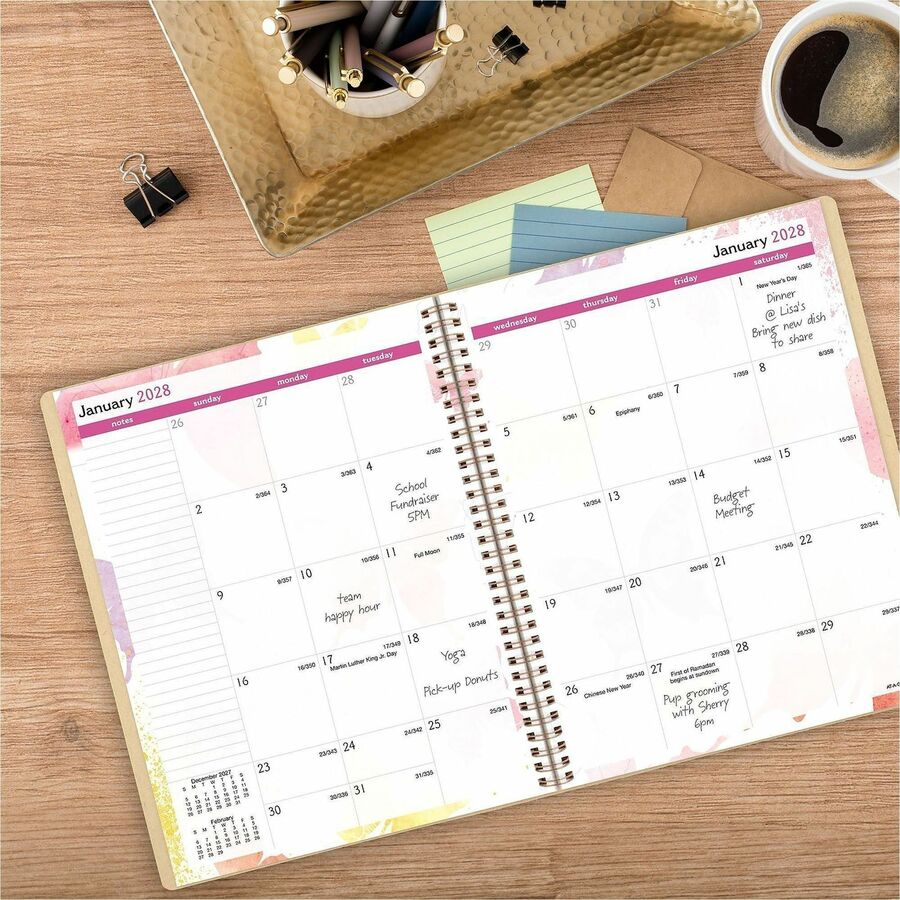 At-A-Glance Watercolors Recycled Planner