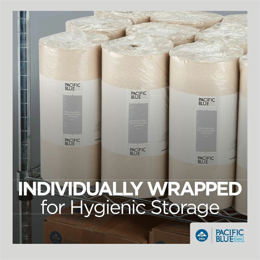 Pacific Blue Basic® 2-Ply Perforated Paper Towel Roll