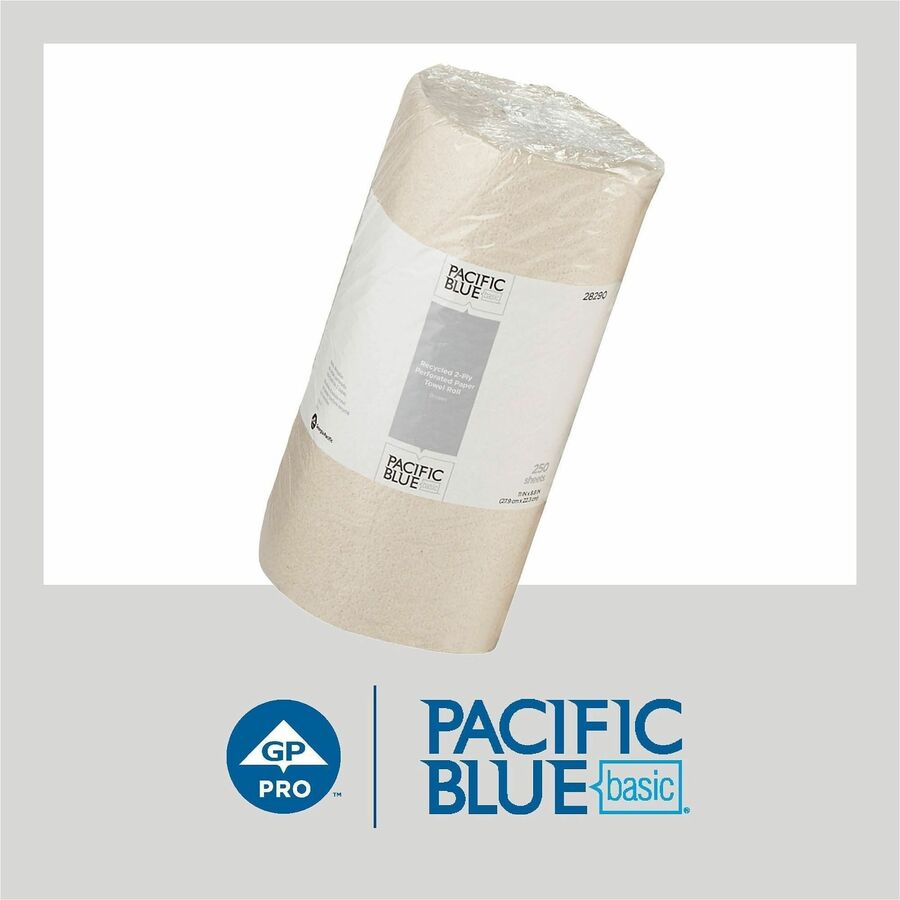 Pacific Blue Basic® 2-Ply Perforated Paper Towel Roll