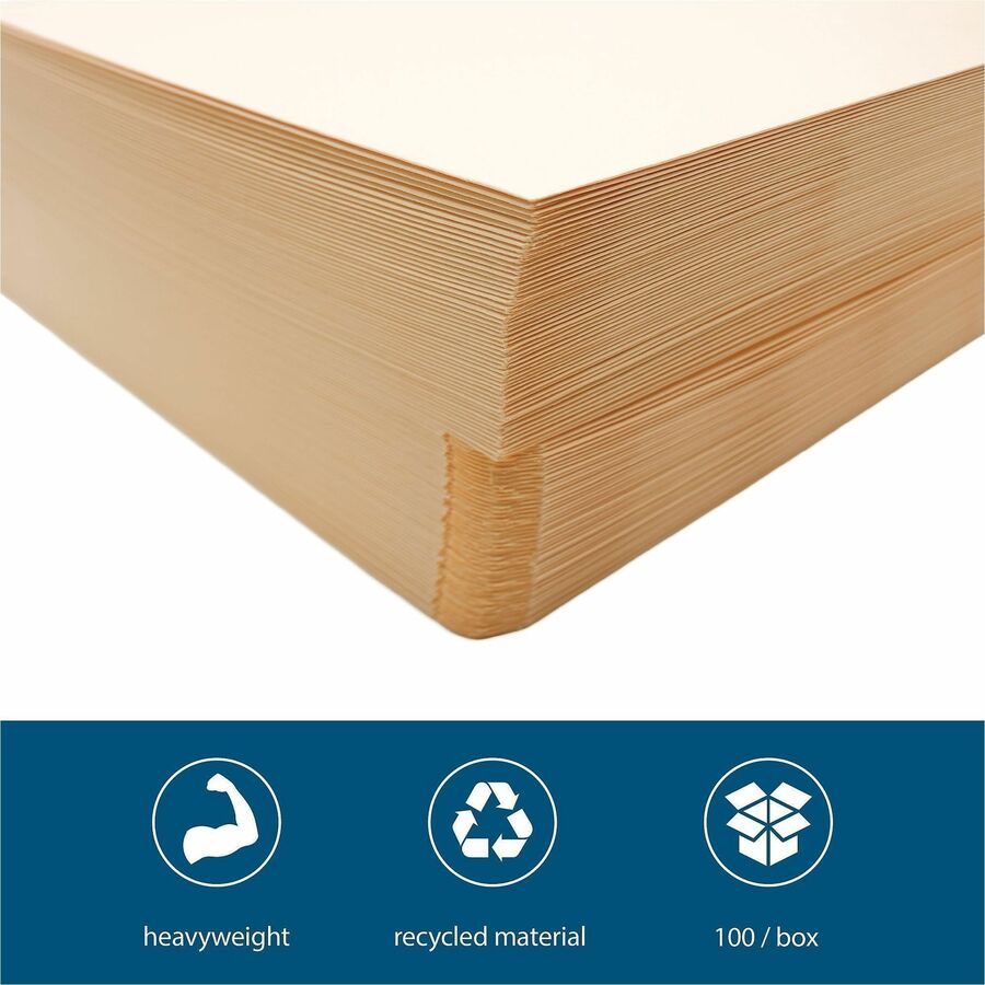 Business Source Letter Recycled File Pocket