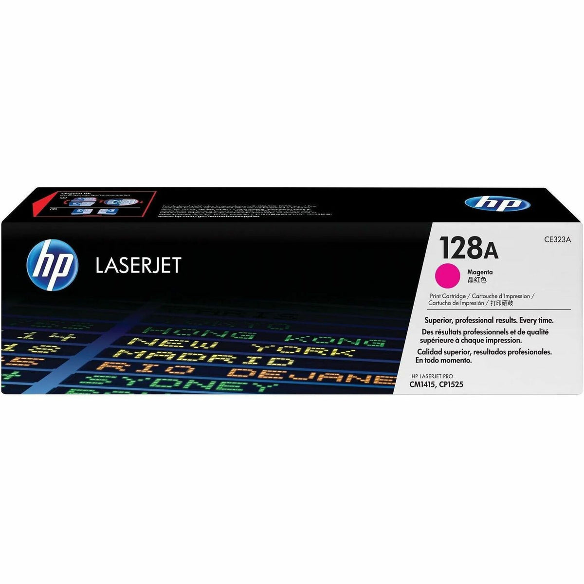 HP 128A Original Laser Toner Cartridge - Single Pack - Magenta - 1 Each