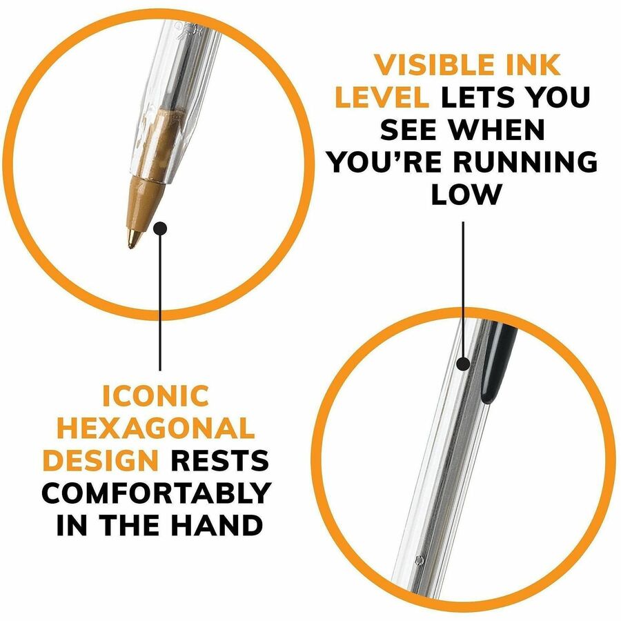 BIC Cristal Ballpoint Stick Pens