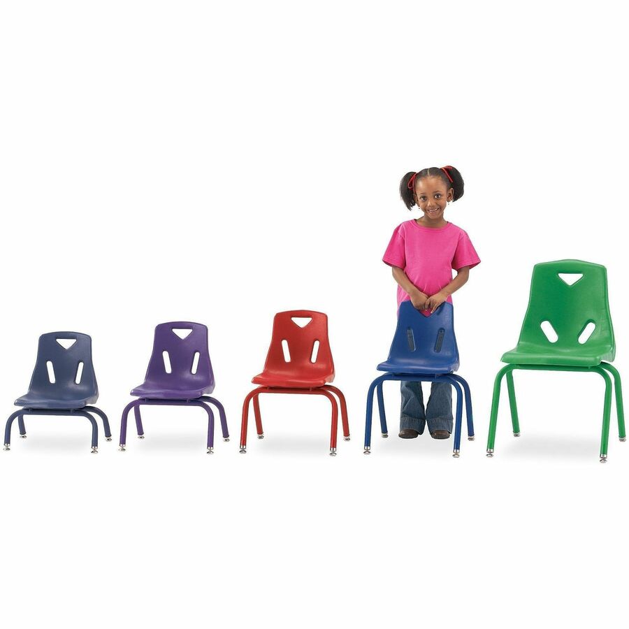 Jonti-Craft Berries Plastic Chairs with Powder Coated Legs