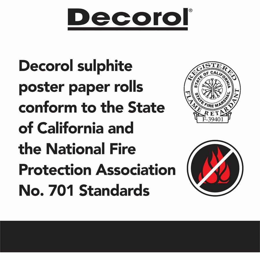 Decorol Flame-Retardant Art Paper Roll