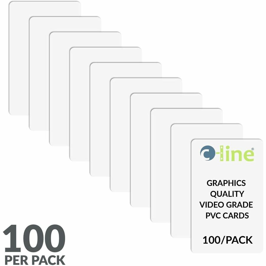 C-Line Graphics Quality Video Grade PVC Cards