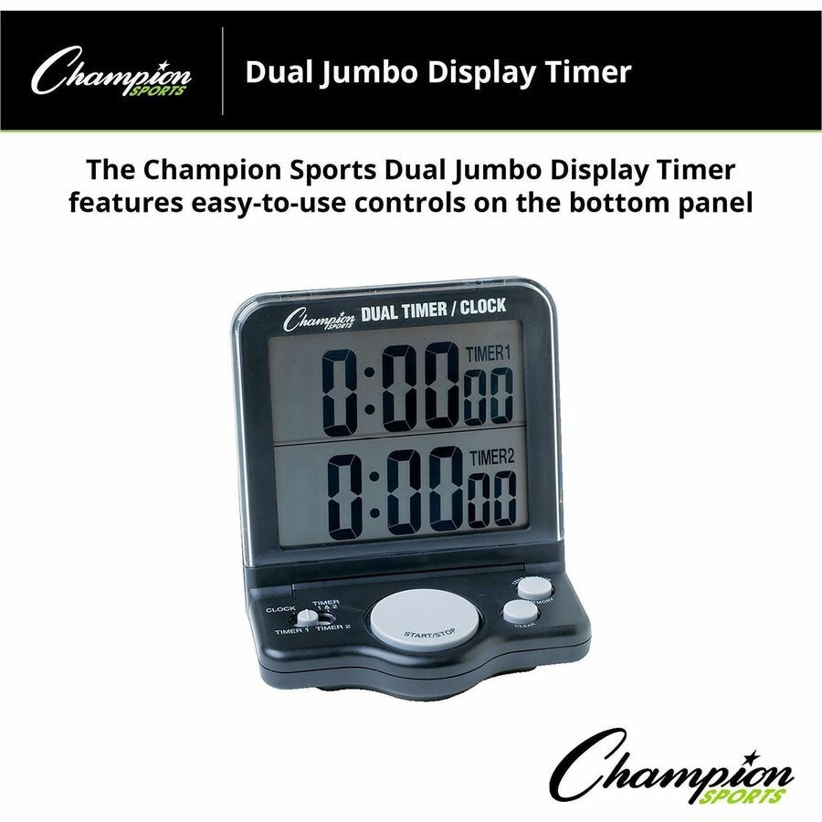 Champion Sports Dual Jumbo Display Timer