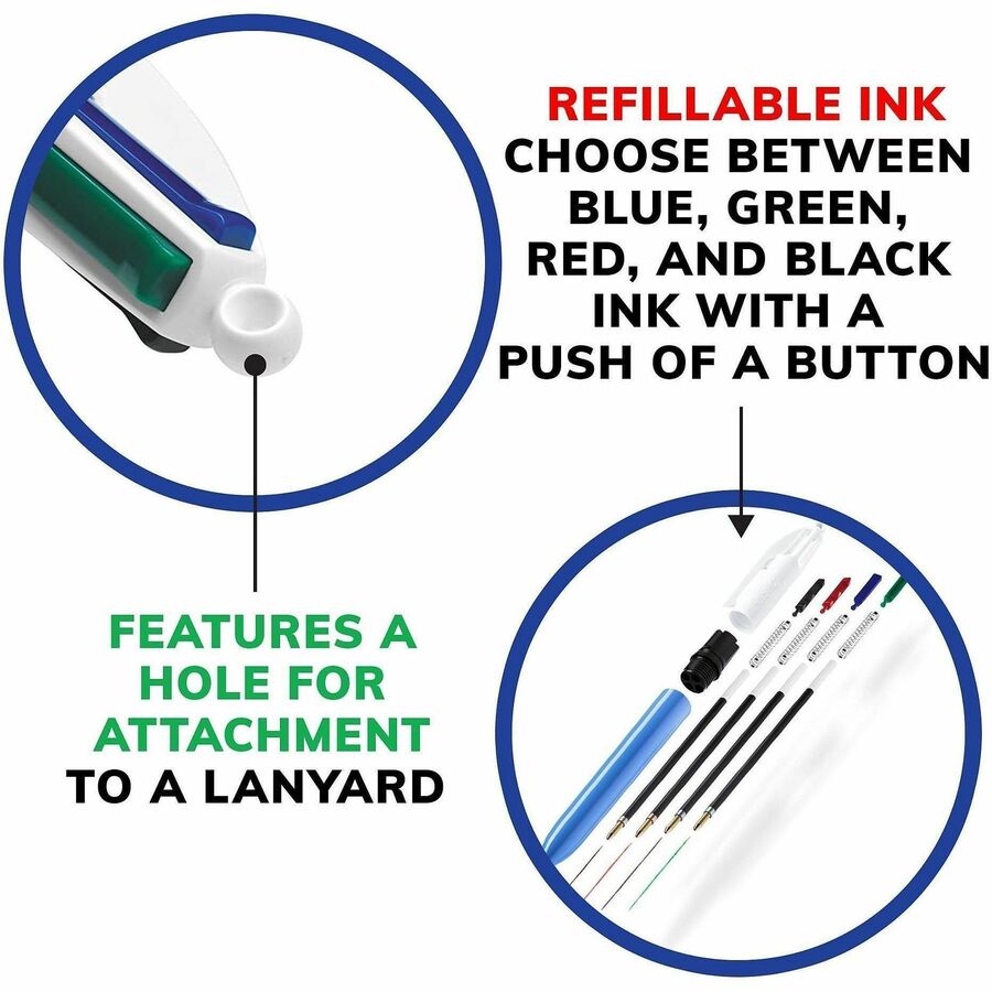 BIC 4-Color Retractable Ball Pen