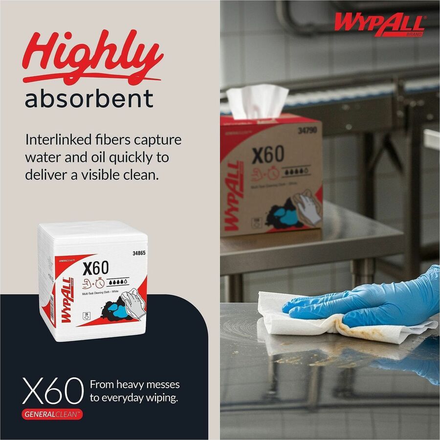 Wypall GeneralClean X60 Multi-Task Cleaning Cloths