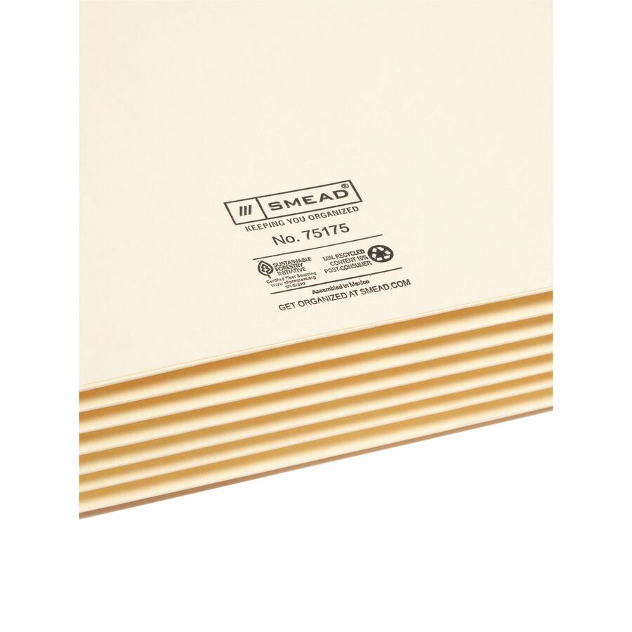Smead Letter Recycled File Pocket