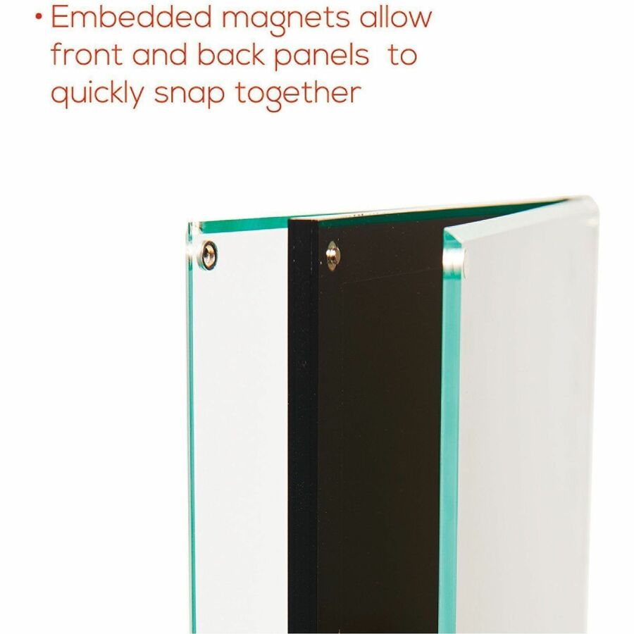 Deflecto Double-Sided Magnetic Sign Display