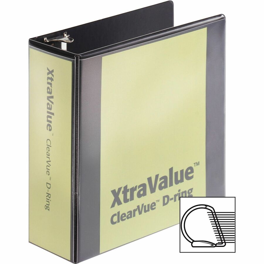 Cardinal® Performer ClearVue Slant-D Ring Binder