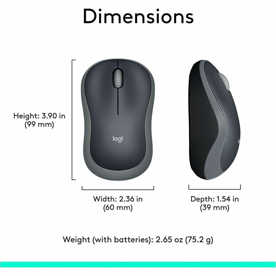 Logitech Plug-and-Play Wireless Mouse
