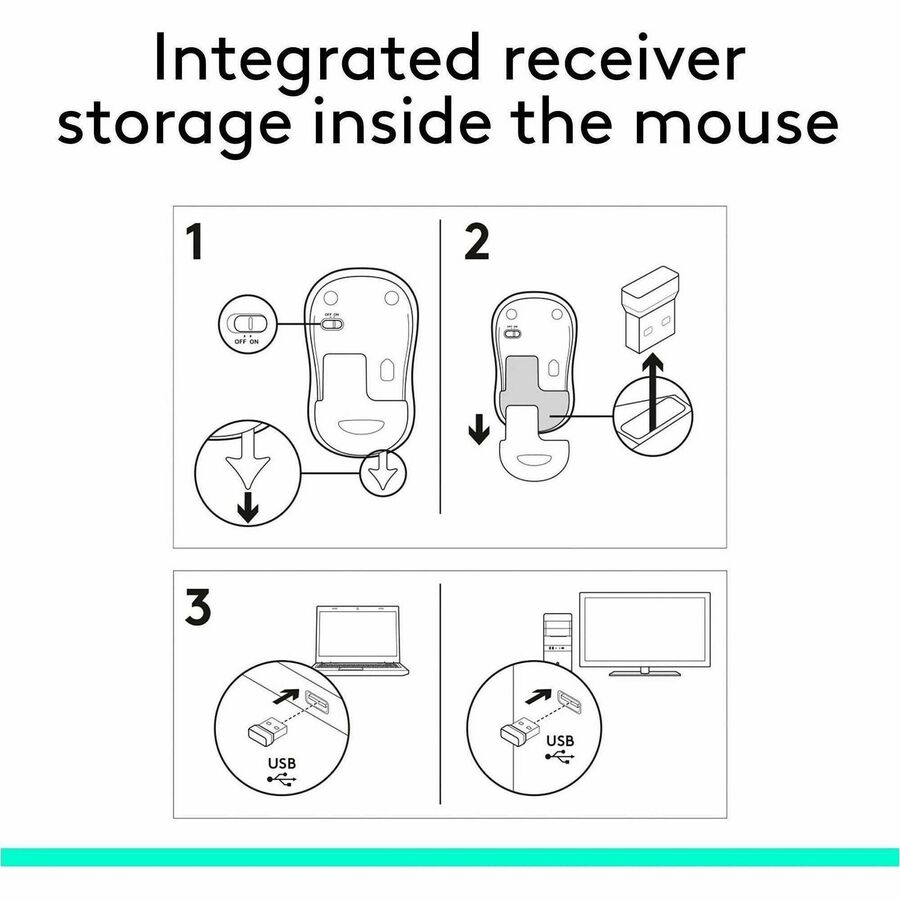 Logitech Plug-and-Play Wireless Mouse