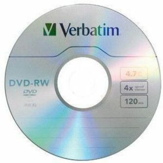 Verbatim DataLifePlus 94839 DVD Rewritable Media - DVD+RW - 4x - 4.70 GB - 10 / Pack - Silver