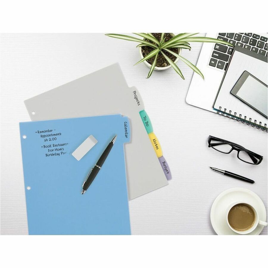 Avery Durable Plastic Write-On Dividers
