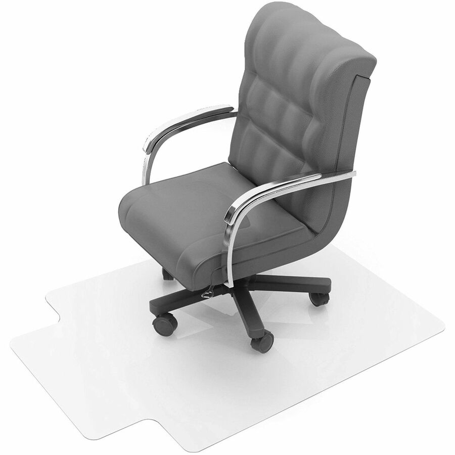Floortex Polycarbonate Lipped Chair Mat for Carpets over 1/2" - 48" x 53"