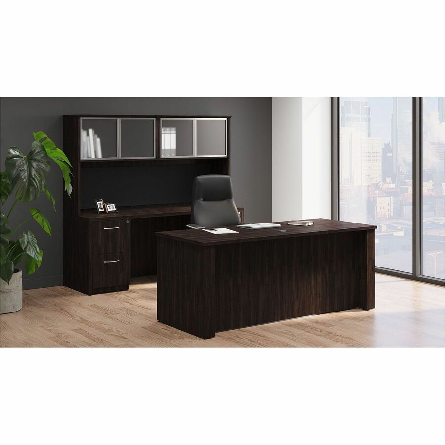 Lorell Essentials Series Hutch Tackboards