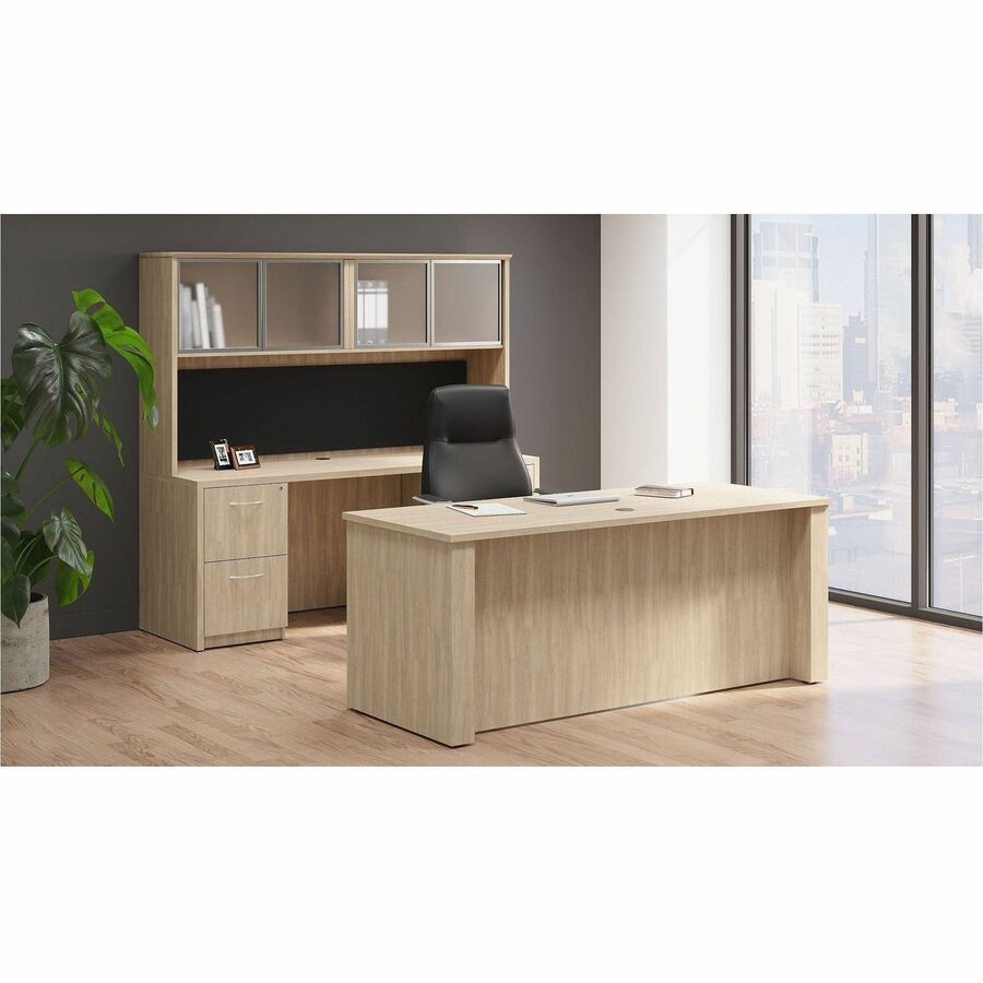 Lorell Essentials Series Hutch Tackboards