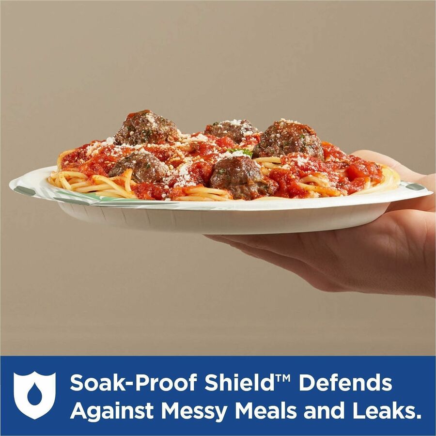 Dixie Ultra® Pathways 10-1/16" Heavyweight Paper Plates by GP Pro