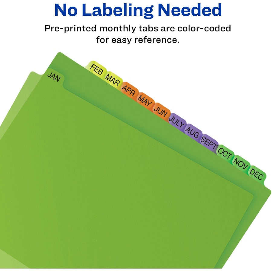 Avery® Preprinted A-Z Plastic Dividers