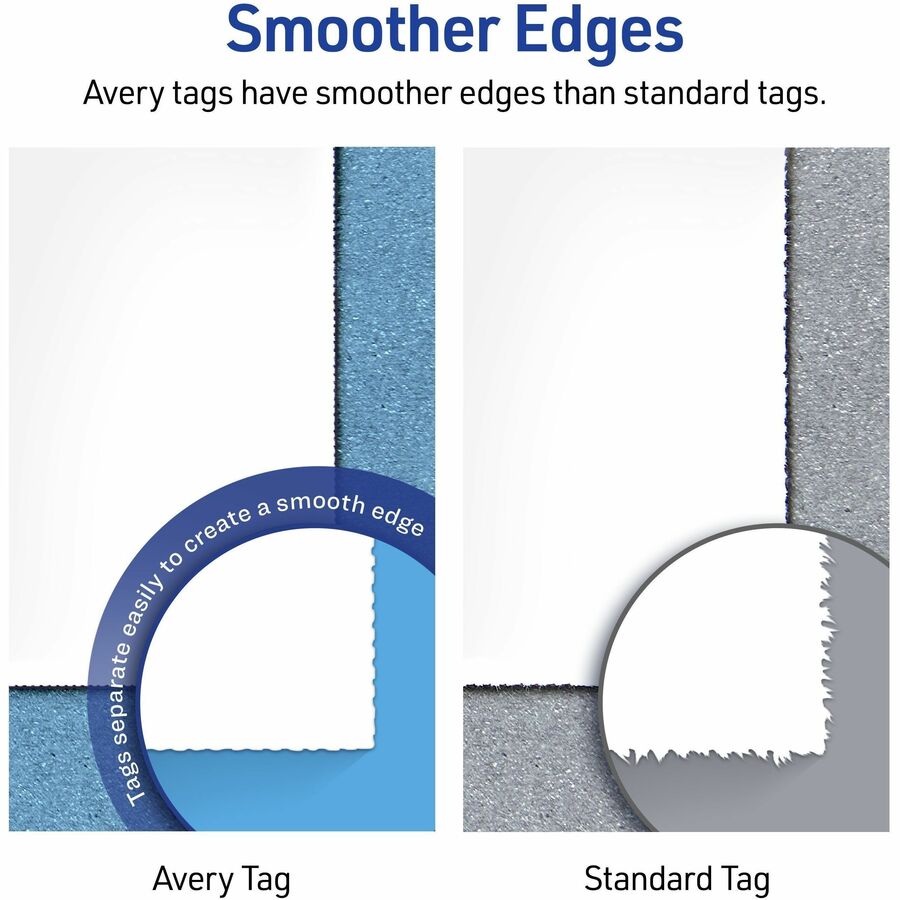Avery® Printable Tags with String, 2" x 3.5" , 96 White Tags (22802)