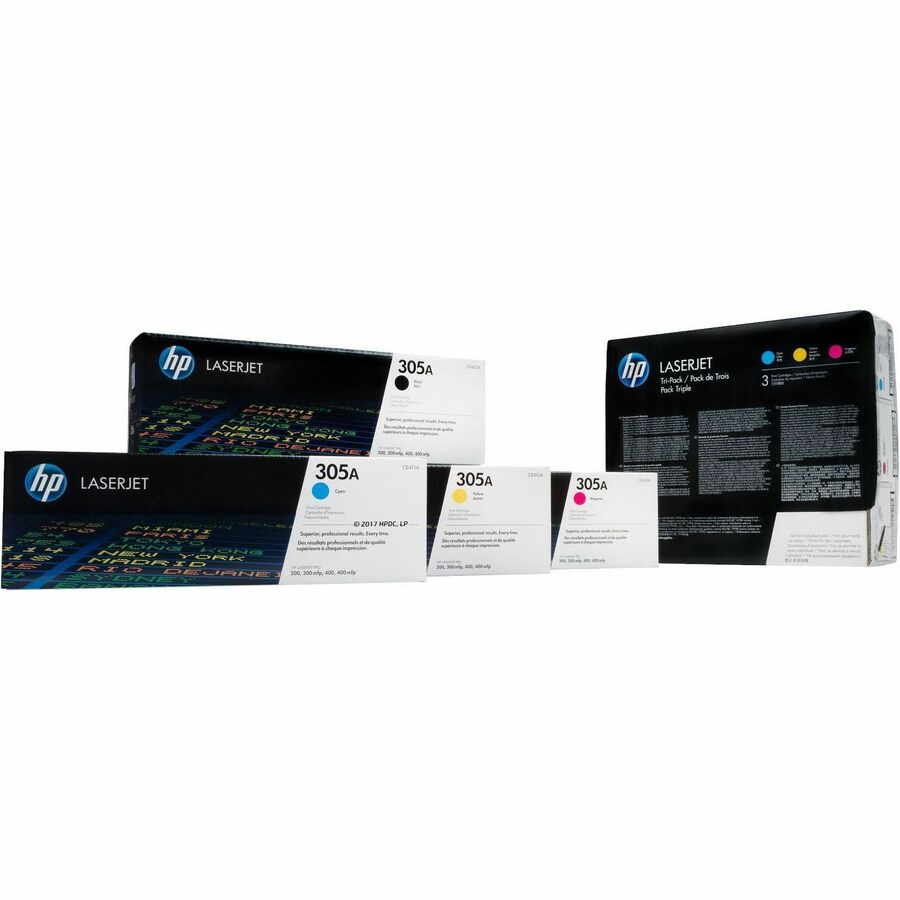 HP 305A Original Standard Yield Laser Toner Cartridge - Single Pack - Yellow - 1 Each