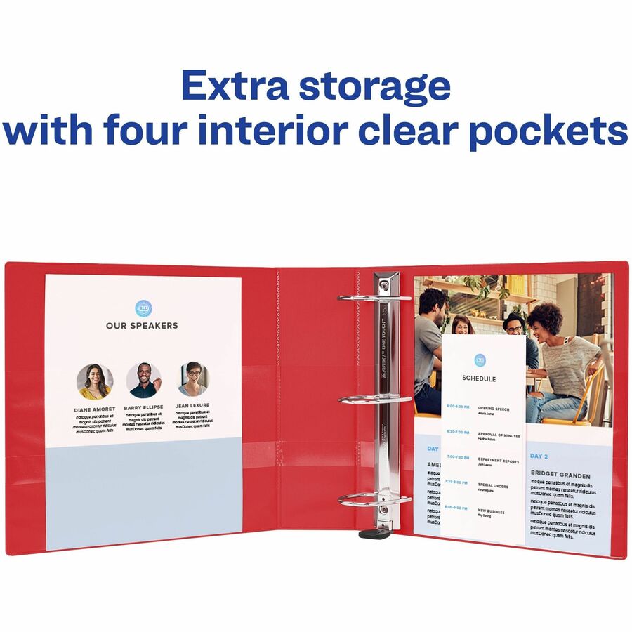 Avery® Heavy-Duty View Binders with One Touch EZD Rings