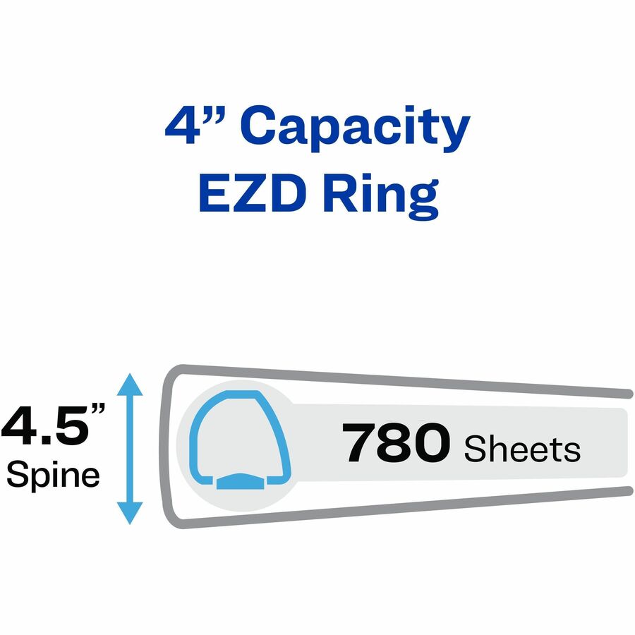 Avery® Heavy-Duty View Binders with One Touch EZD Rings