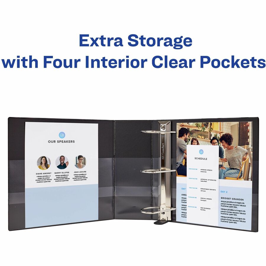 Avery® Heavy-Duty View Binders with One Touch EZD Rings