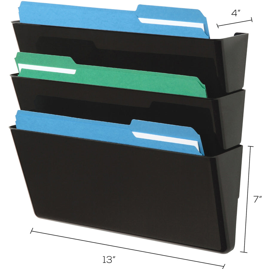 Deflecto Stackable DocuPocket Set