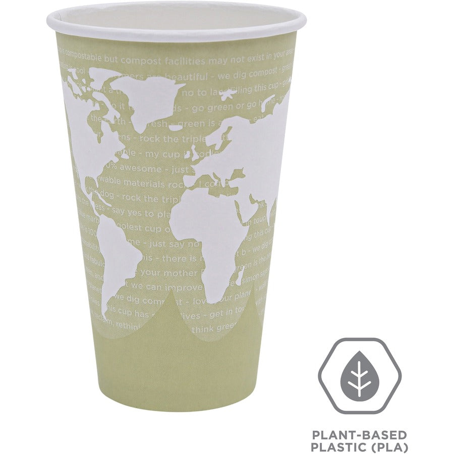 Eco-Products 16 oz World Art Hot Beverage Cups