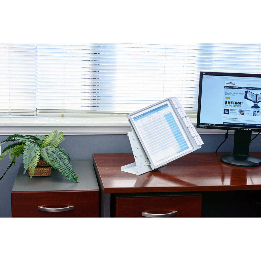 DURABLE Desk Reference System with Display Sleeves