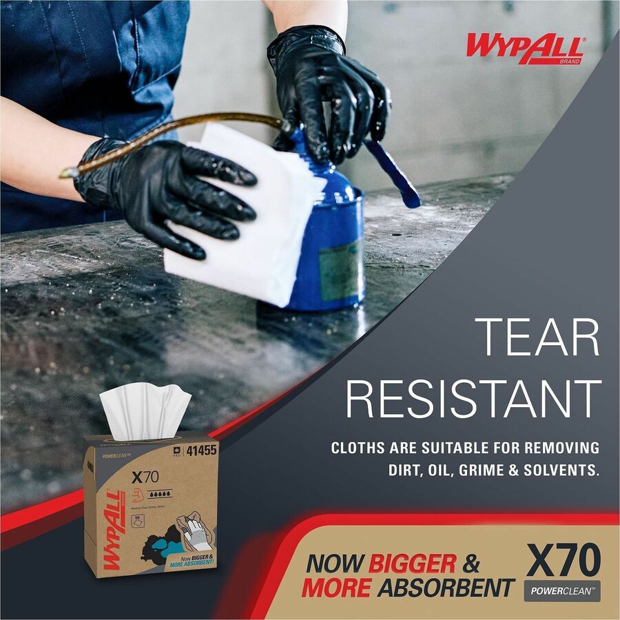 Wypall PowerClean X70 Medium Duty Cloths - Pop-Up Box