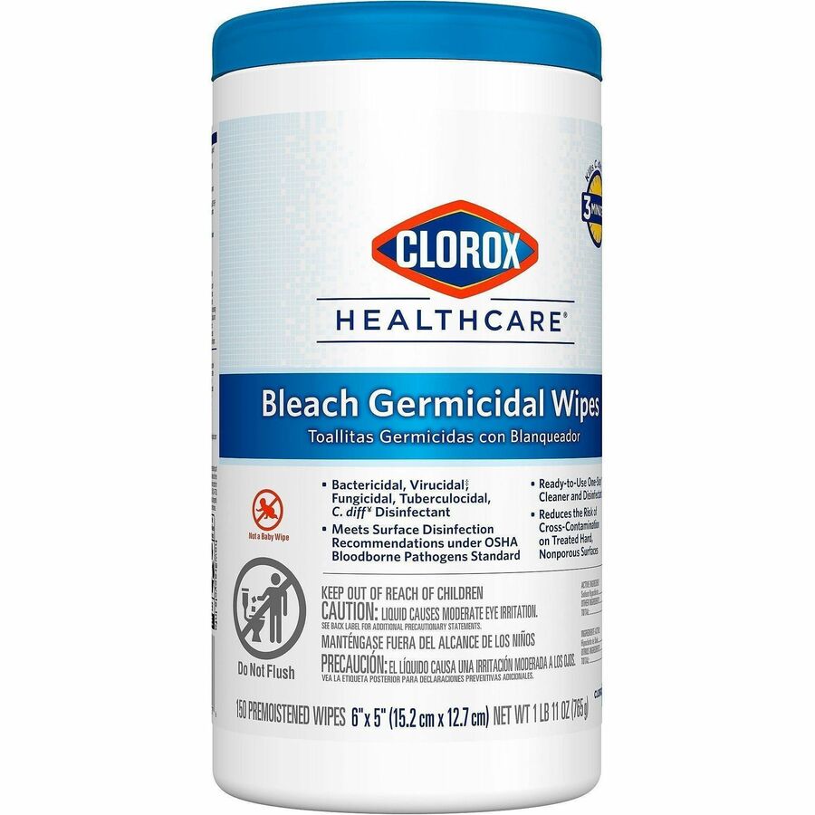 Clorox Healthcare Bleach Germicidal Wipes