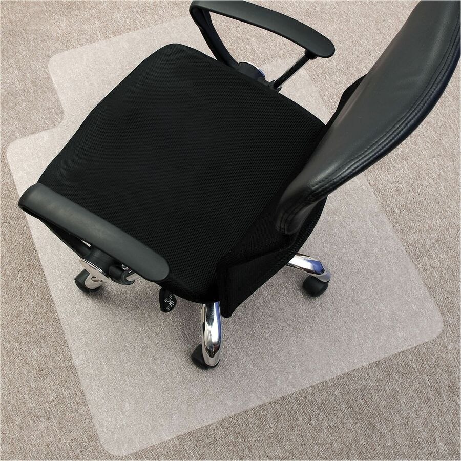 Lorell Lipped Chair Mat for Low-Pile Carpet - 45" x 53"