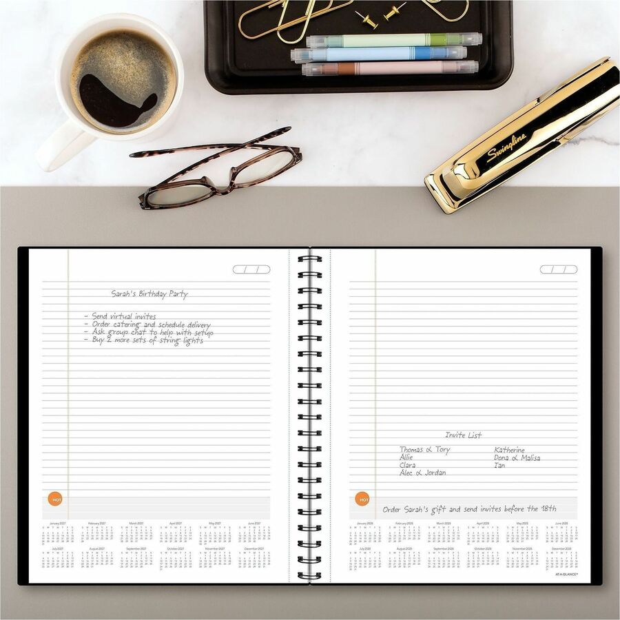 At-A-Glance Plan. Write. Remember. Undated Planning Notebook with Reference Calendars