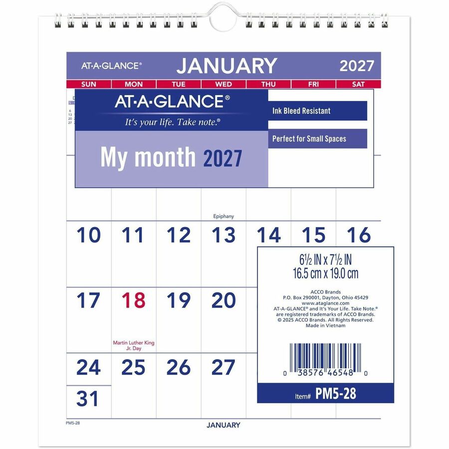 At-A-Glance Wall Calendar