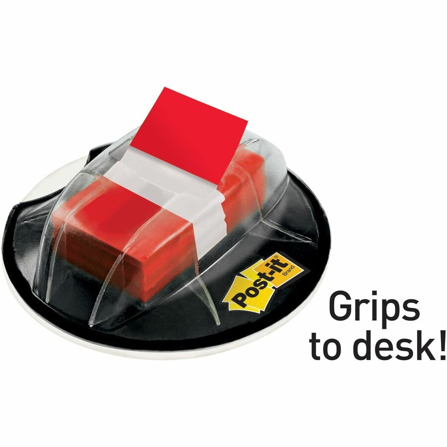 Post-it® Flags in Desk Grip Dispenser