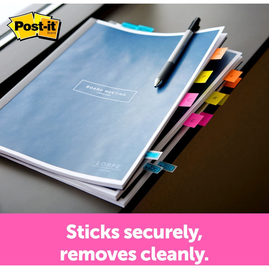 Post-it® Flags in Desk Grip Dispenser