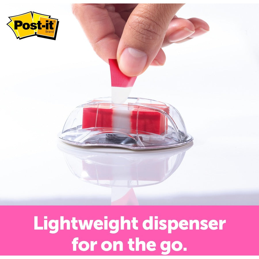 Post-it® Flags in Desk Grip Dispenser