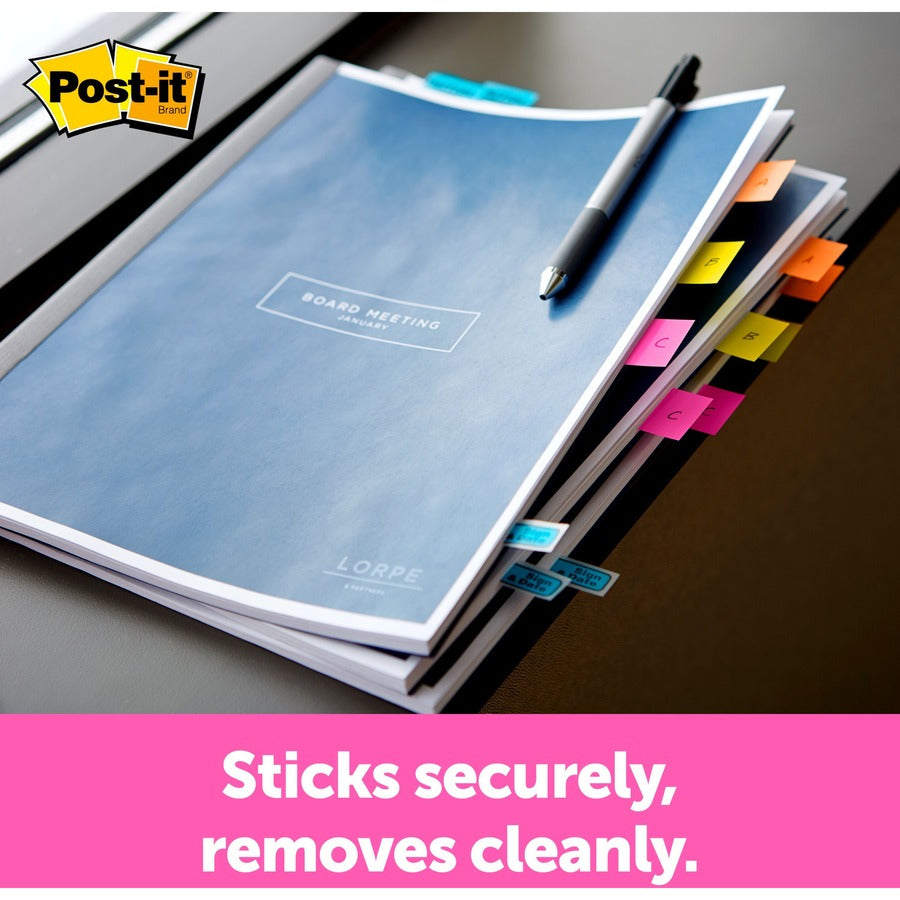 Post-it® Flags in Desk Grip Dispenser