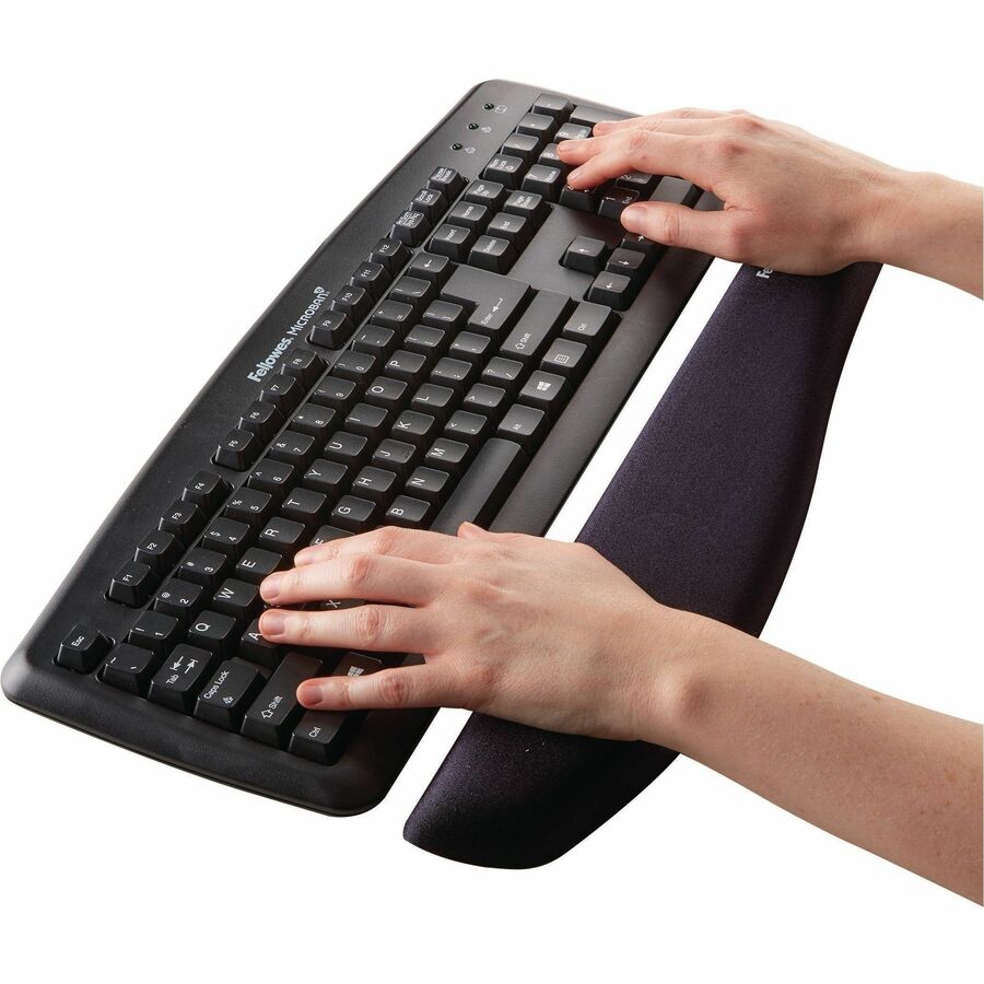 Fellowes PlushTouch Microban Keyboard Wrist Rest