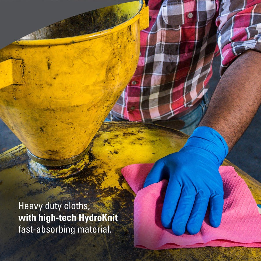 Wypall PowerClean X80 Heavy Duty Cloths Extended Use Cloths - Quarter-fold