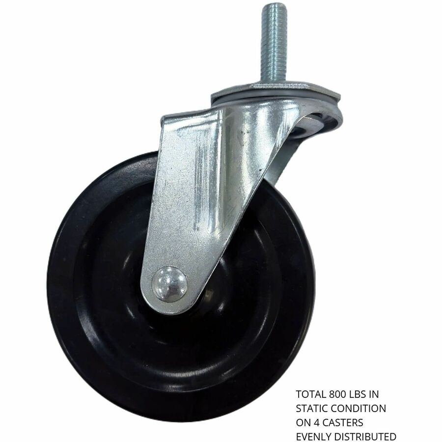 Lorell Industrial Wire Shelving Caster Kit