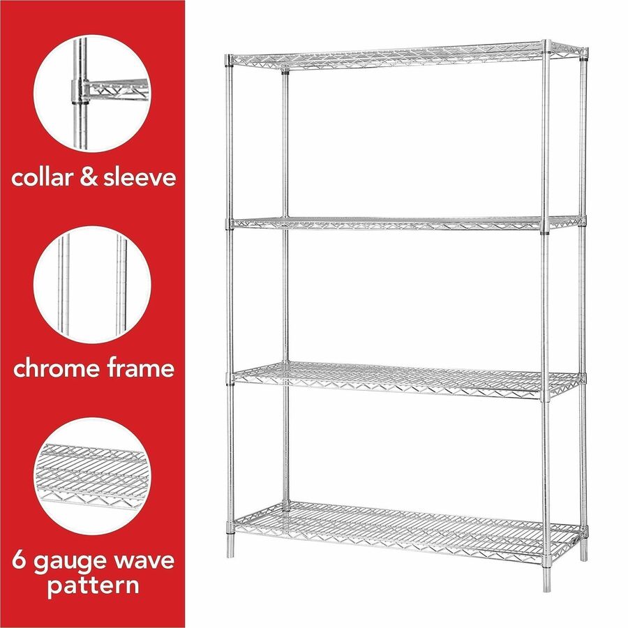 Lorell Industrial Wire Shelving