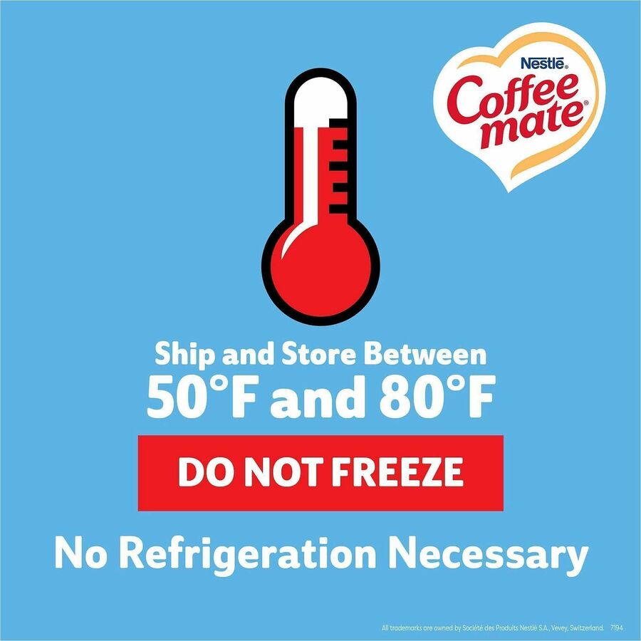 Coffee mate Zero-Sugar French Vanilla Nondairy Liquid Creamer Singles