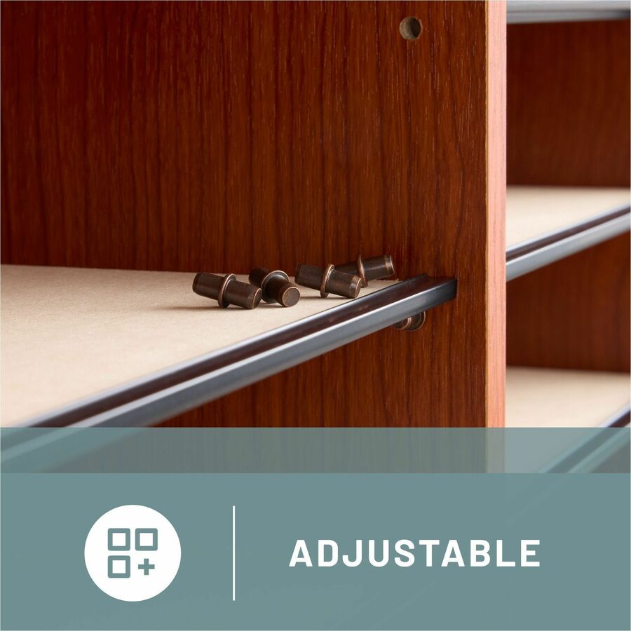 Safco Adjustable 12-Slot Wood Literature Organizer