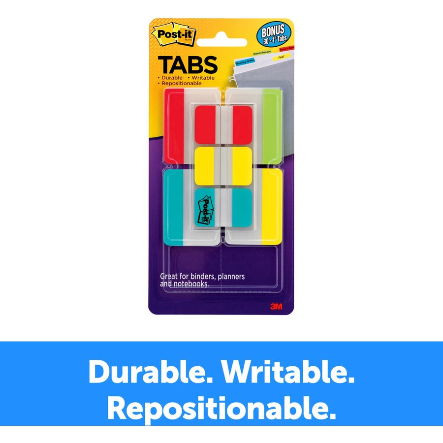 Post-it® Tabs Value Pack - Primary Colors