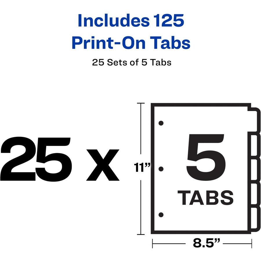 Avery® Customizable Print-On Dividers